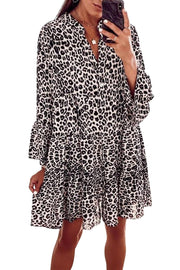 Léa - Robe Léopard D'Été Chic