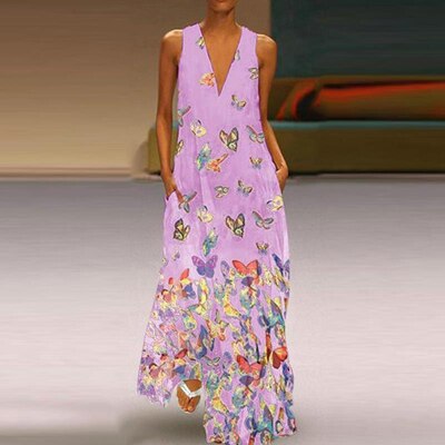 Caroline - Robe Maxi d'Été Légère