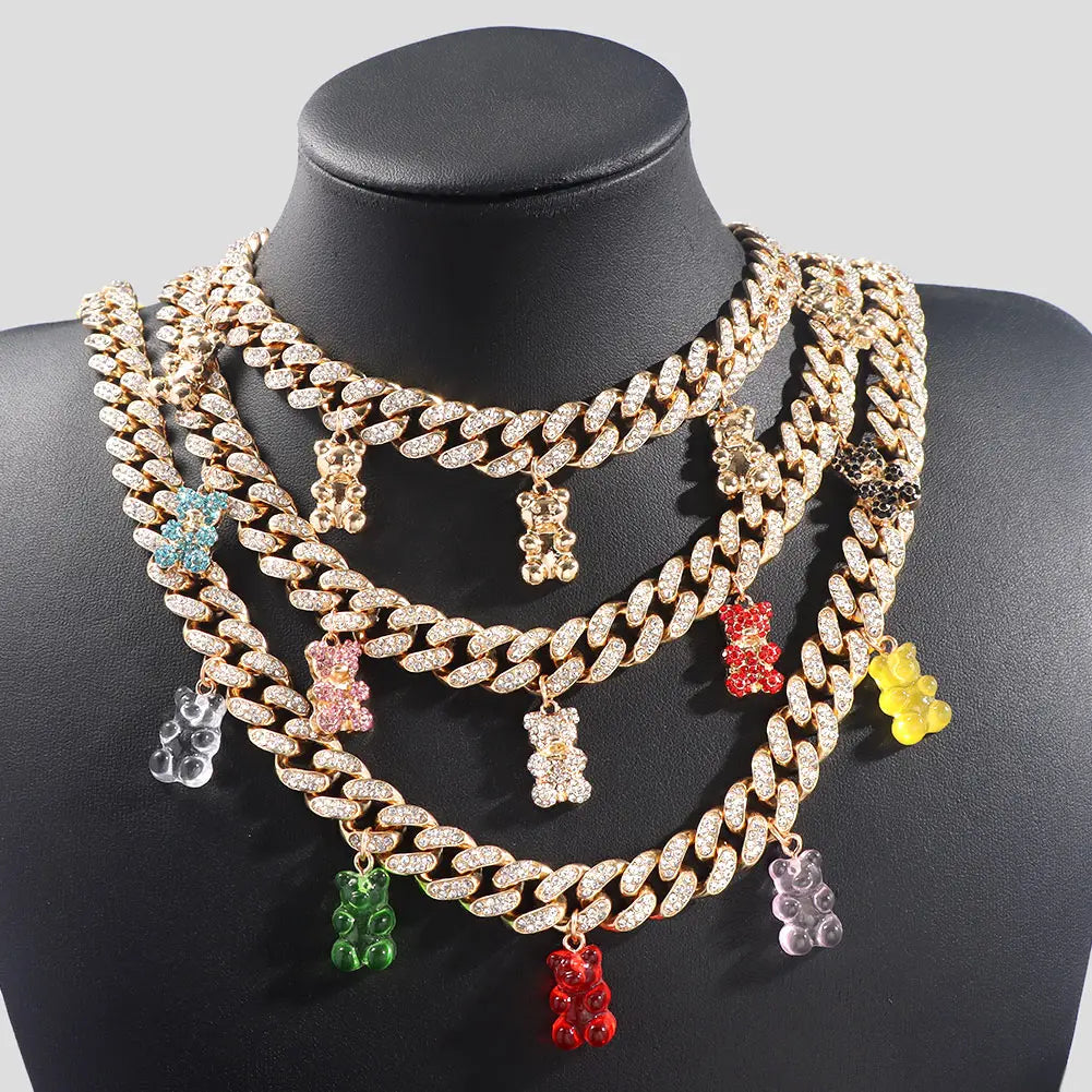 Collier ourson bonbon — Doumira