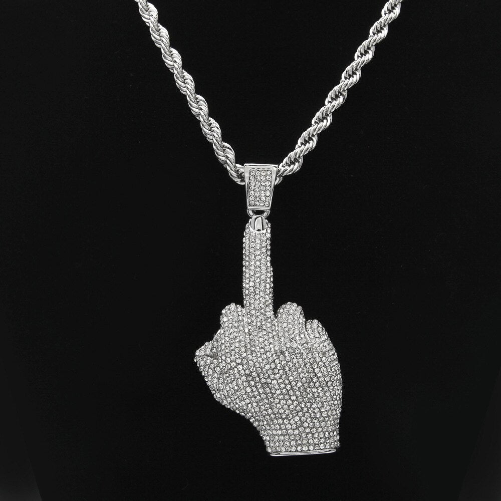 Collier doigt d'honneur — Doumira