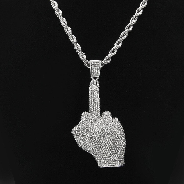 Collier doigt d'honneur — Doumira