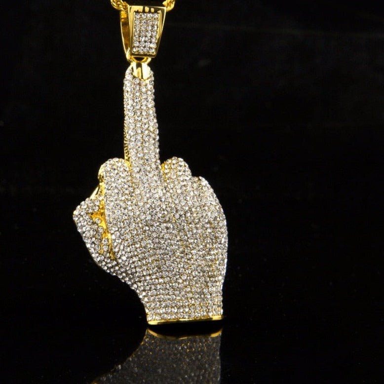 Collier doigt d'honneur — Doumira