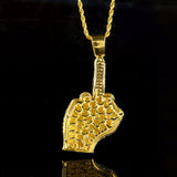 Collier doigt d'honneur — Doumira
