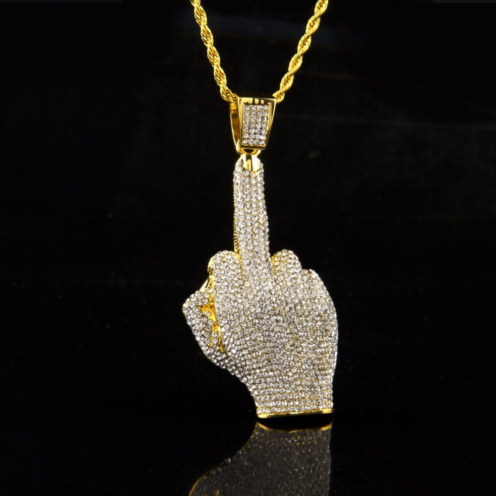Collier doigt d'honneur — Doumira
