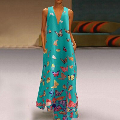Caroline - Robe Maxi d'Été Légère