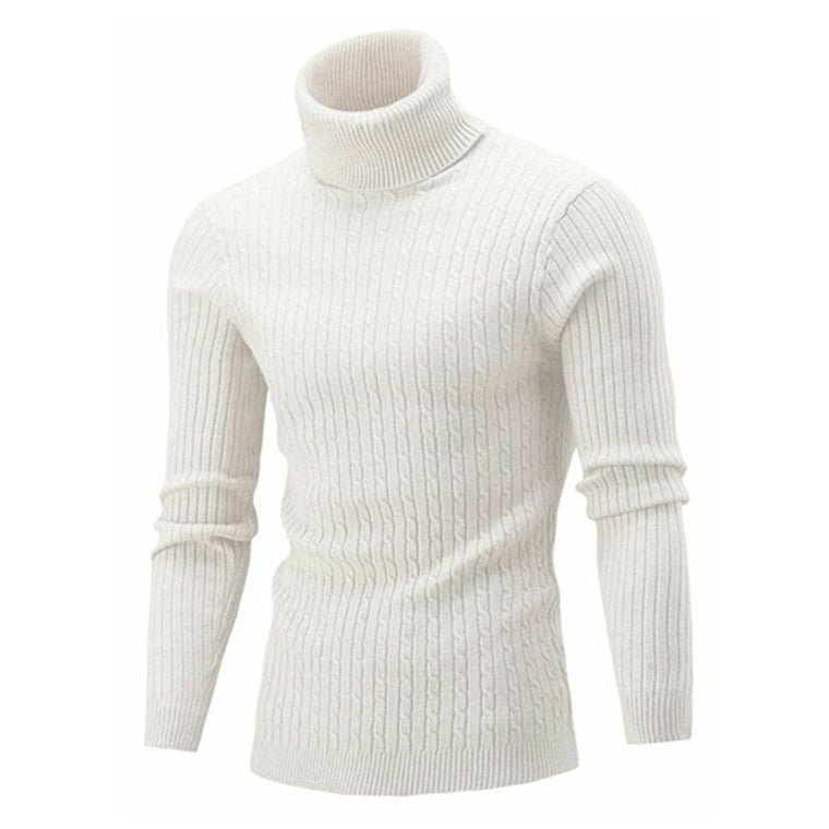 Maxime - Pull Col Roulé Classique Intemporel Homme