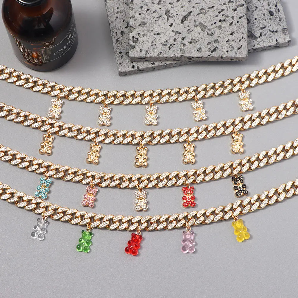 Collier ourson bonbon — Doumira