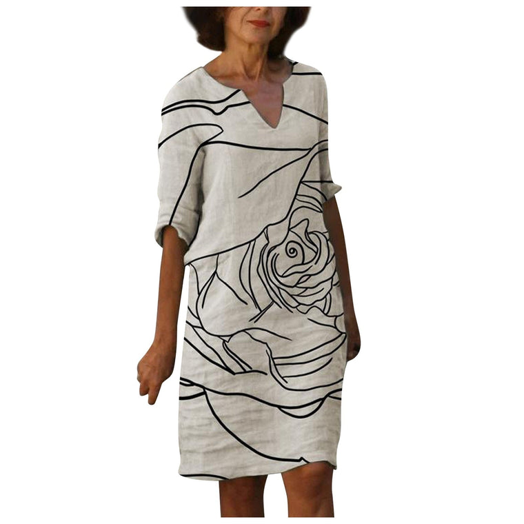 Sandrine - Robe D'Été Confort Légère