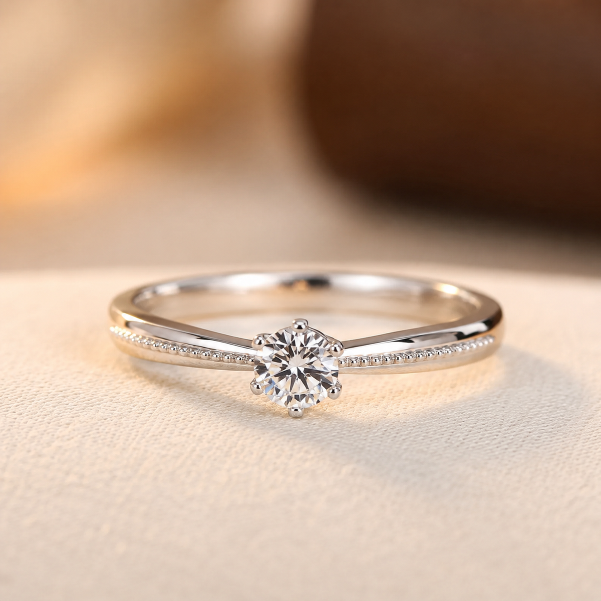 Bague Solitaire Signature Clara — Doumira
