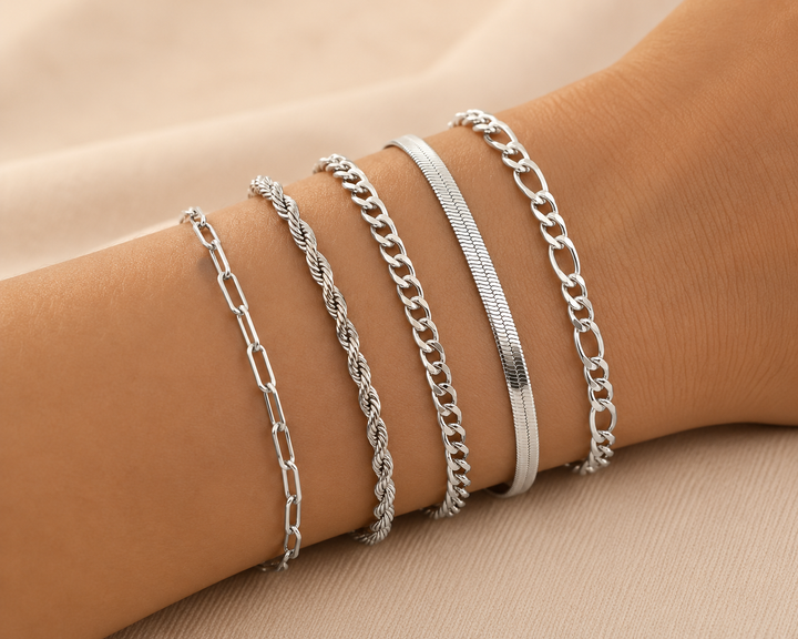 Ensemble de Bracelets en Or — Doumira