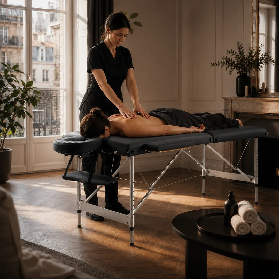 Table de massage pliante réglable 185 × 70 cm