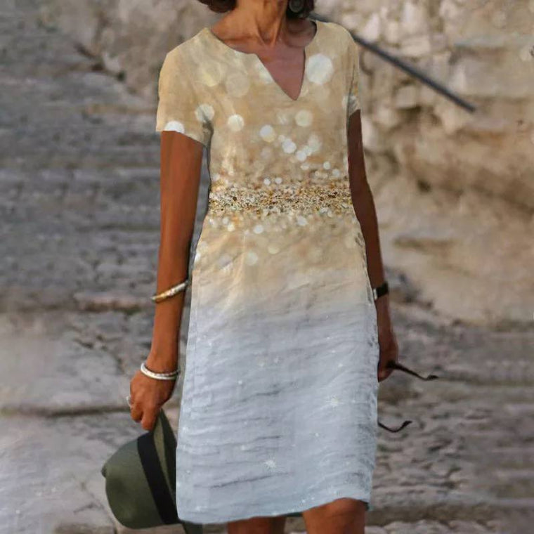 Isabelle - Robe Fleurie d'Été Chic