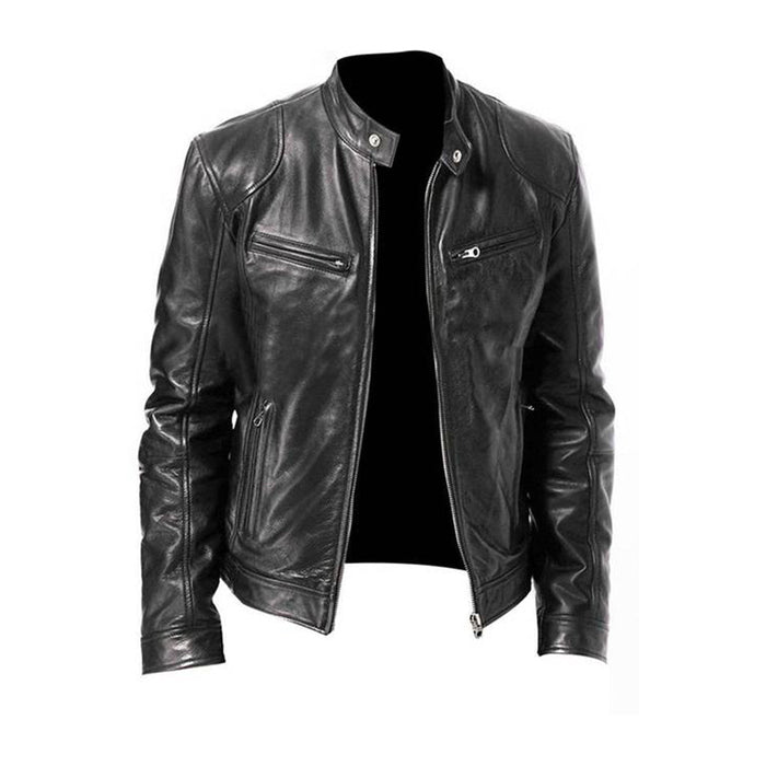 Georges - Manteau en cuir Homme