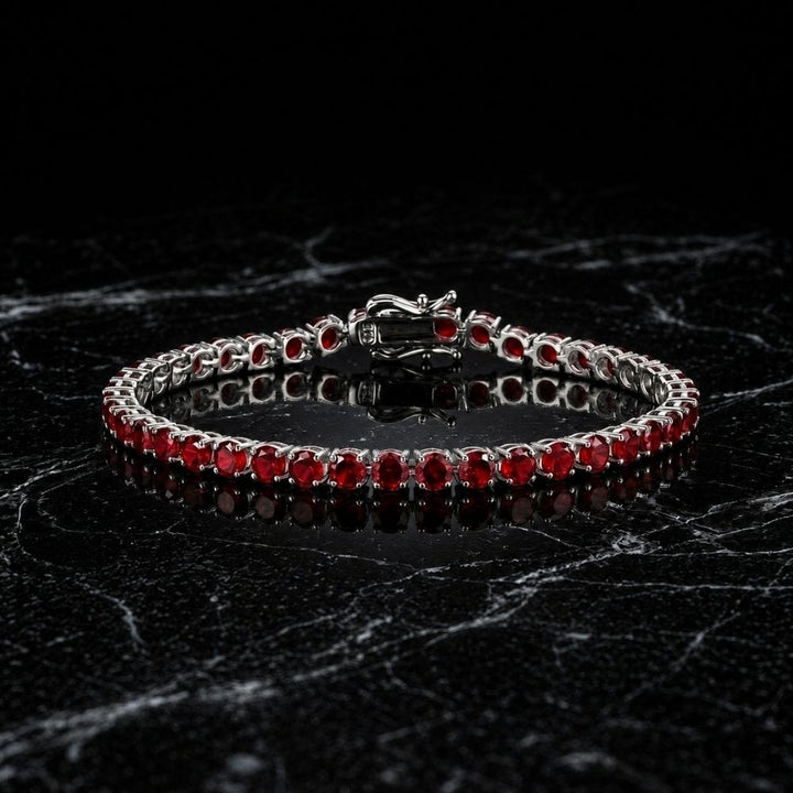 Bracelet de Tennis en Rubis — Doumira