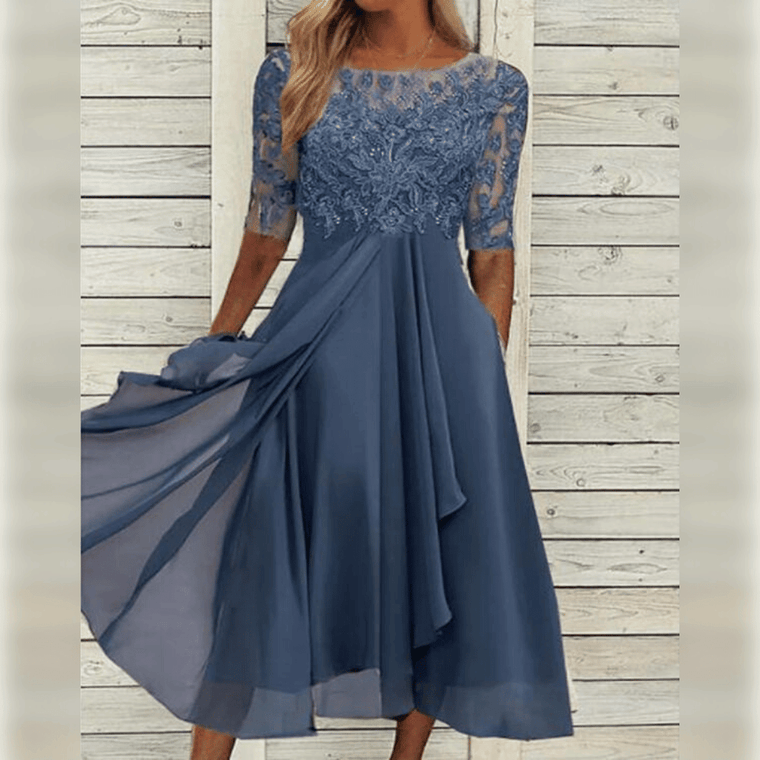 Nathalie - Robe Dentelle Chic