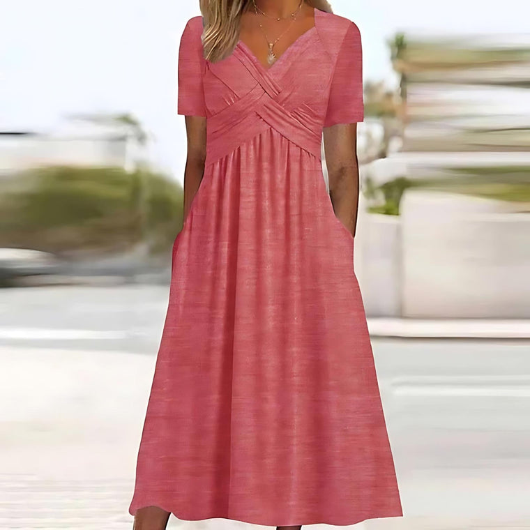 Séverine - Robe Longue à Fente Femme