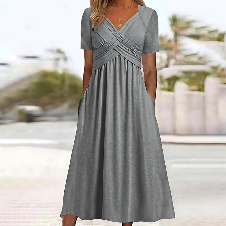 Séverine - Robe Longue à Fente Femme