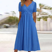 Séverine - Robe Longue à Fente Femme