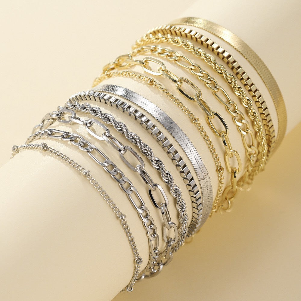 Ensemble de Bracelets en Or — Doumira