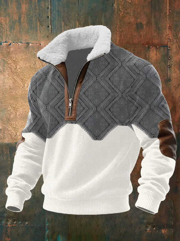 Florian – Pull homme polaire à col montant