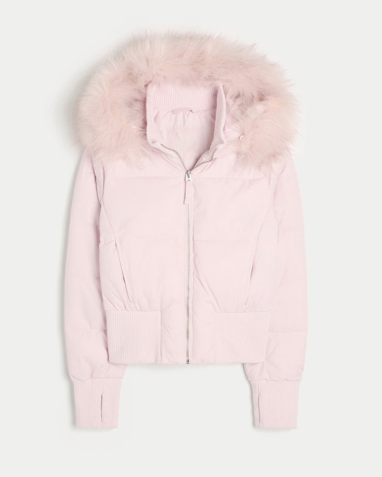 Élodie – Manteau matelassé d’hiver femme avec capuche amovible
