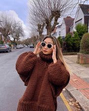 Camille - Pull Oversize Maille Confort Ample Femme