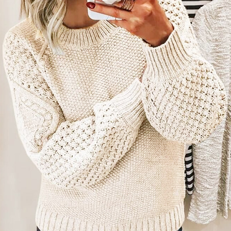 Juliette - Pull Maille Douce Confort Quotidien Femme