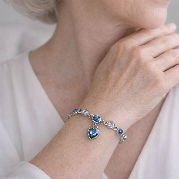 Bracelet Éclat Cœur Océan — Doumira
