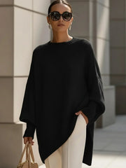 Adèle - Pull Élégant Oversize Asymétrique
