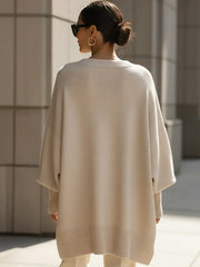 Adèle - Pull Élégant Oversize Asymétrique