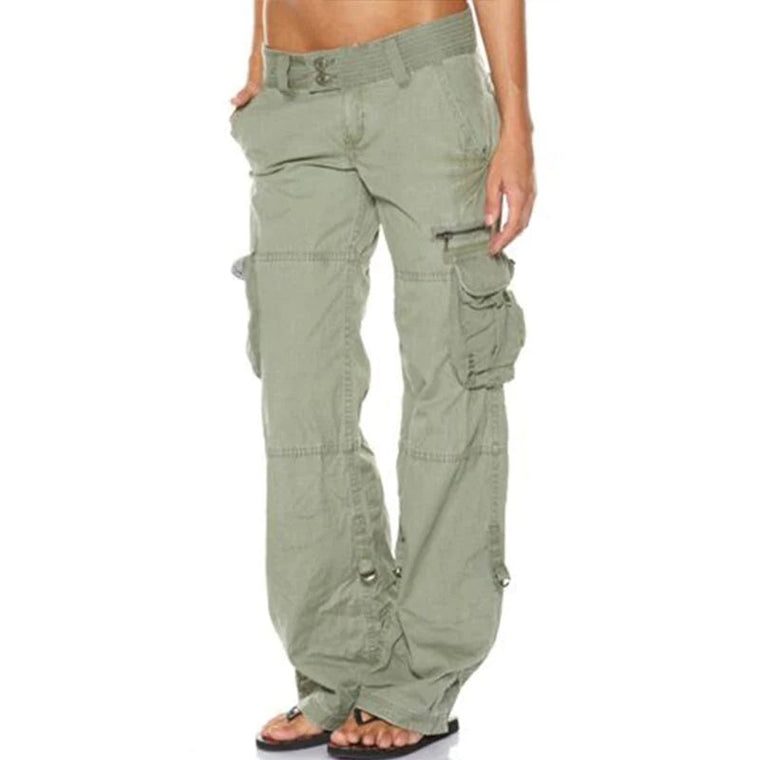 Sophie - Pantalon cargo léger femme