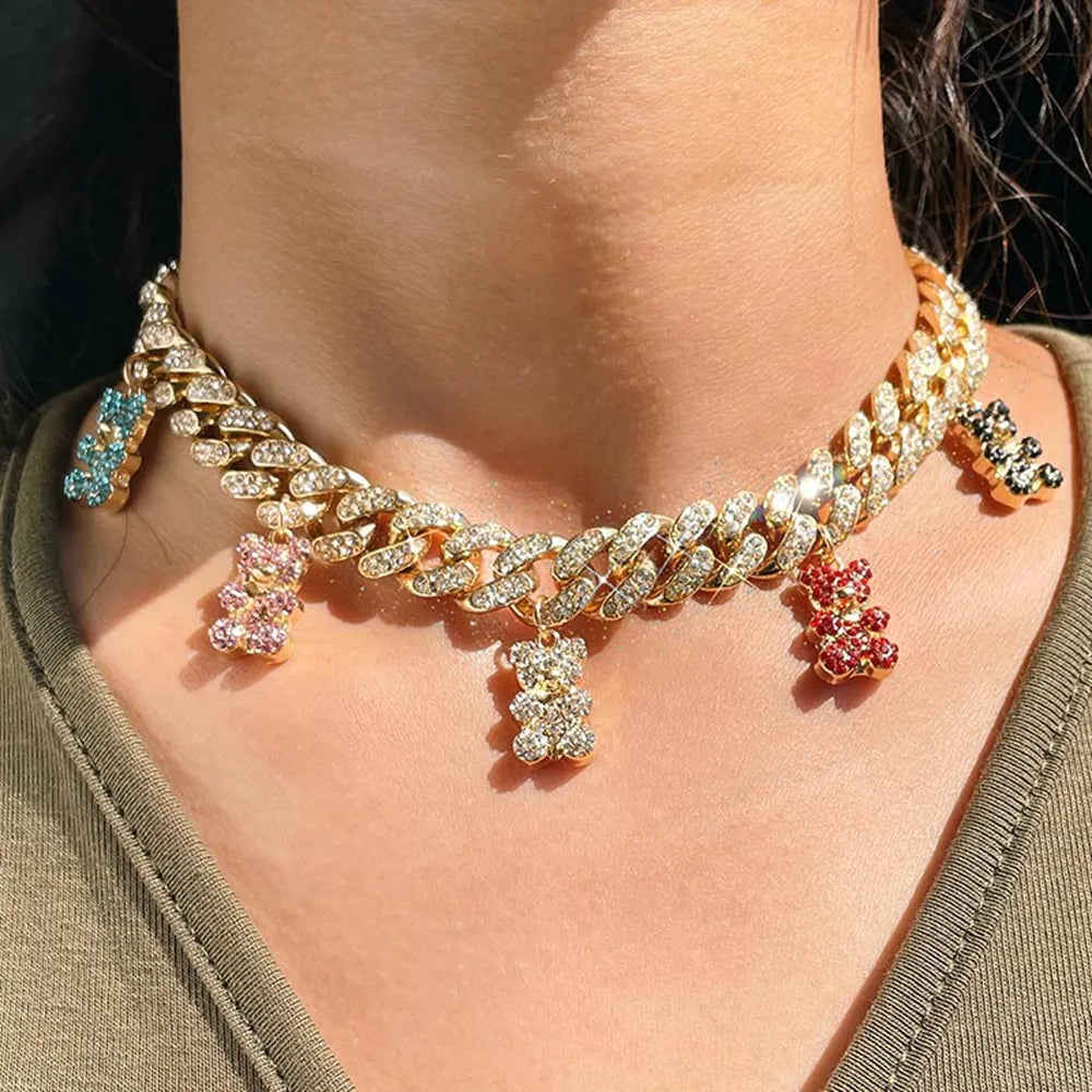 Collier ourson bonbon — Doumira