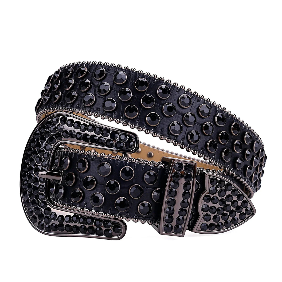 Ceinture strass noir — Doumira