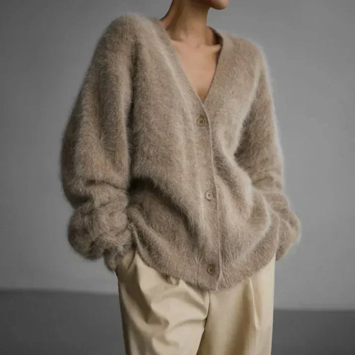 Gabrielle - Cardigan Cachemire Élégant Confortable Femme