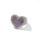 Bague coeur diamant — Doumira