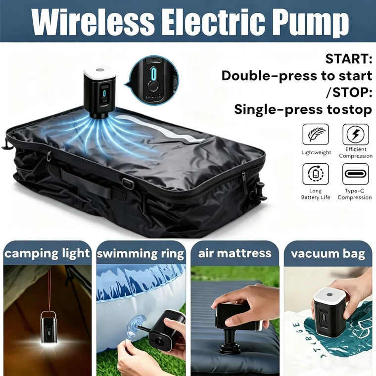 Pompe électrique sans fil offerte avec l’offre MaxiCube 1+1