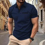 Nicolas - Polo Texturé Manches Courtes Moderne Homme