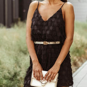 Delphine - Robe Franges D'Été Chic