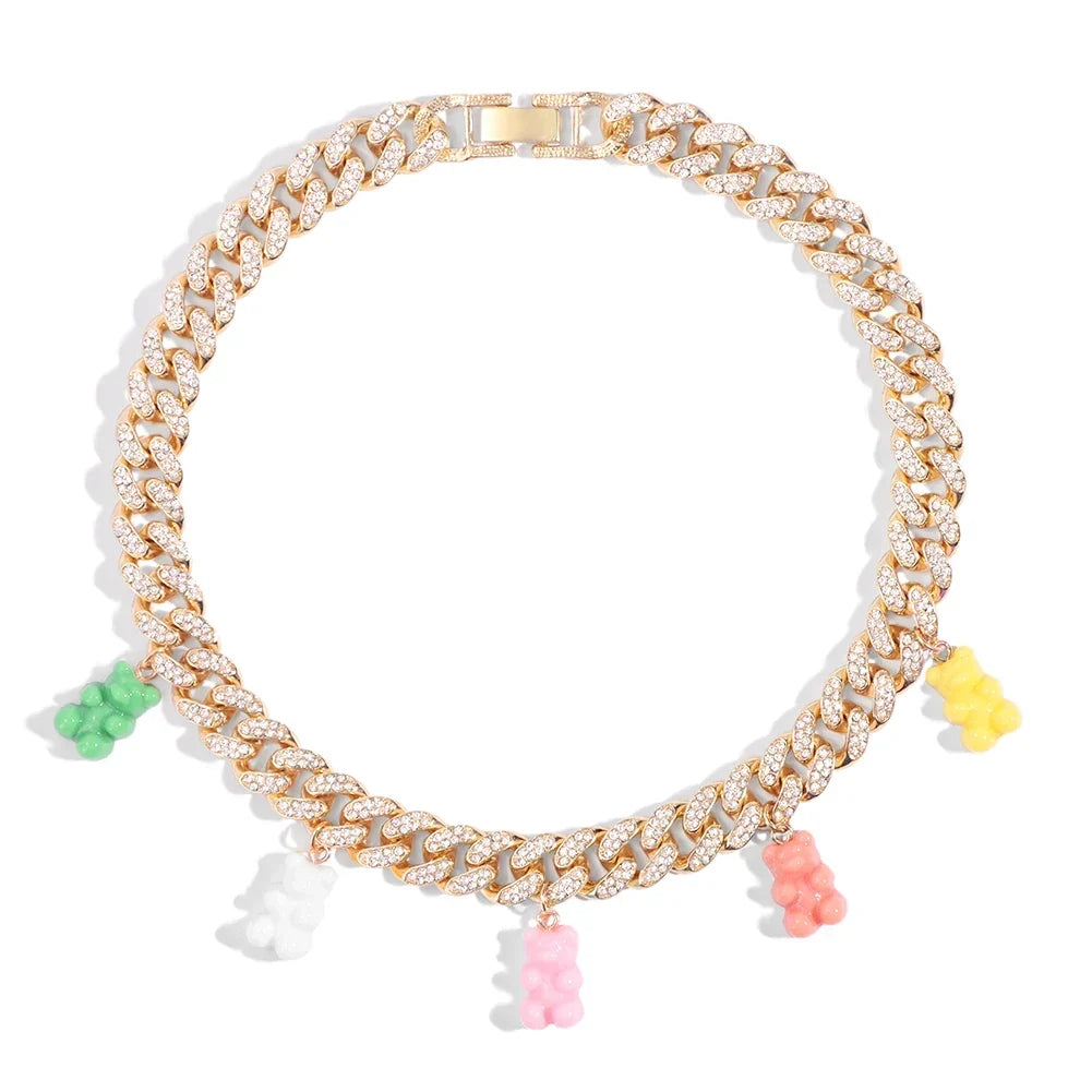 Collier ourson bonbon — Doumira