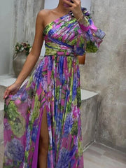 Marie - Robe Longue Fleurie Femme