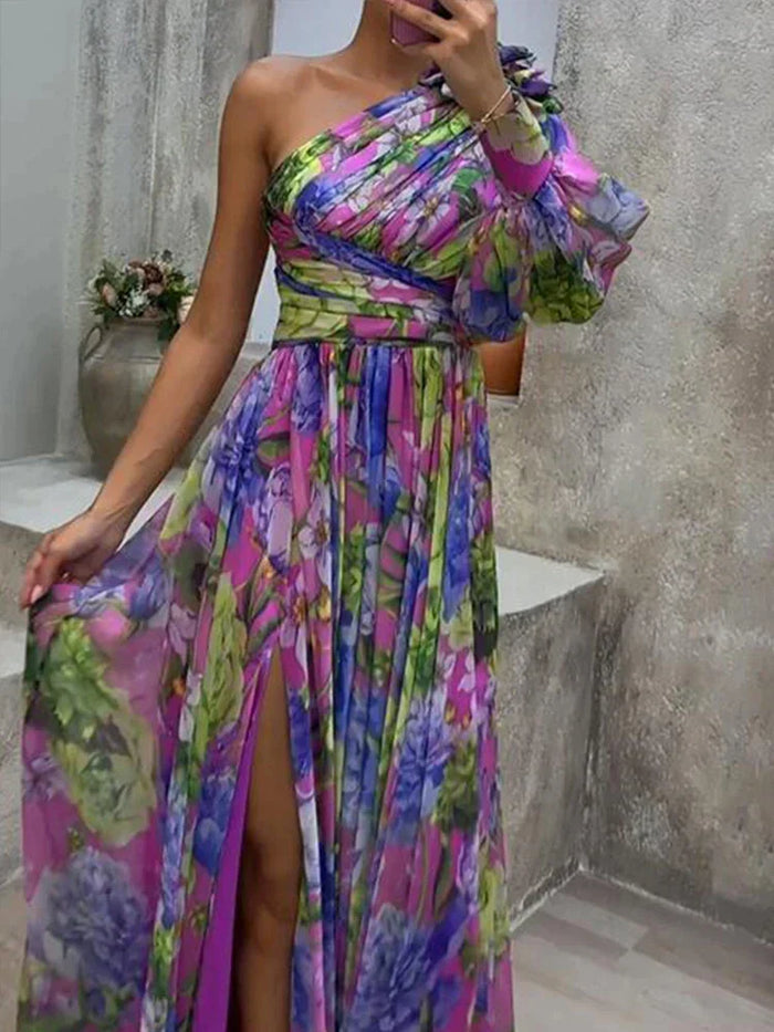 Marie - Robe Longue Fleurie Femme