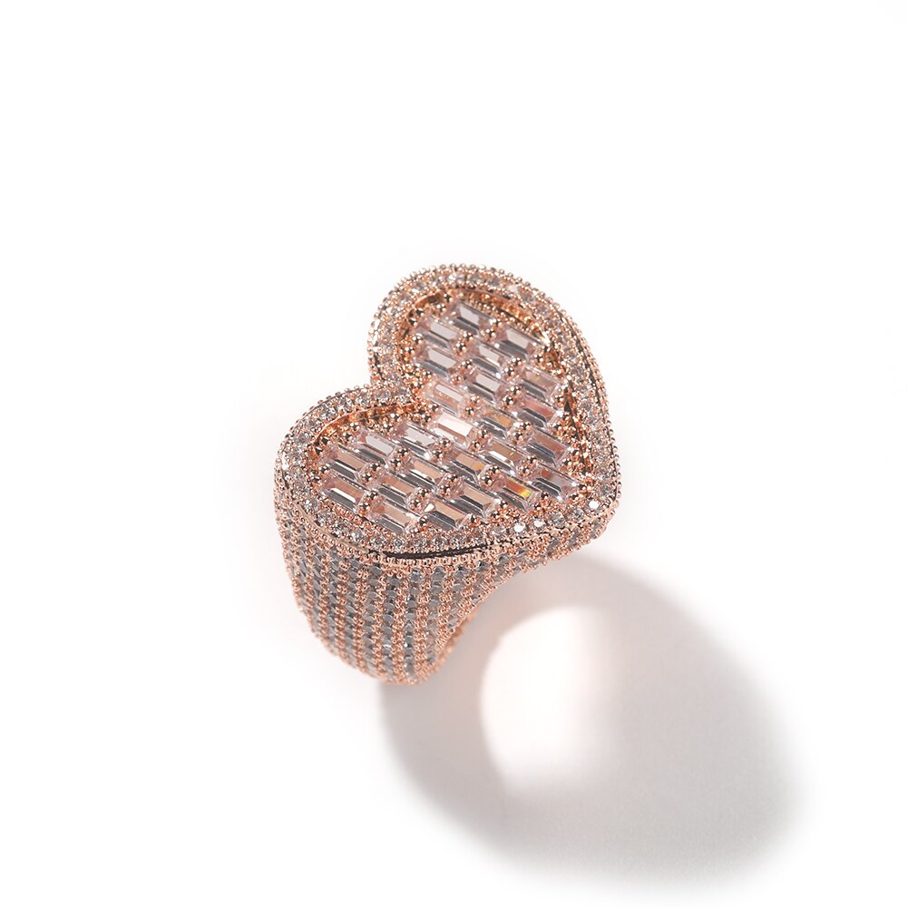 Bague coeur diamant — Doumira