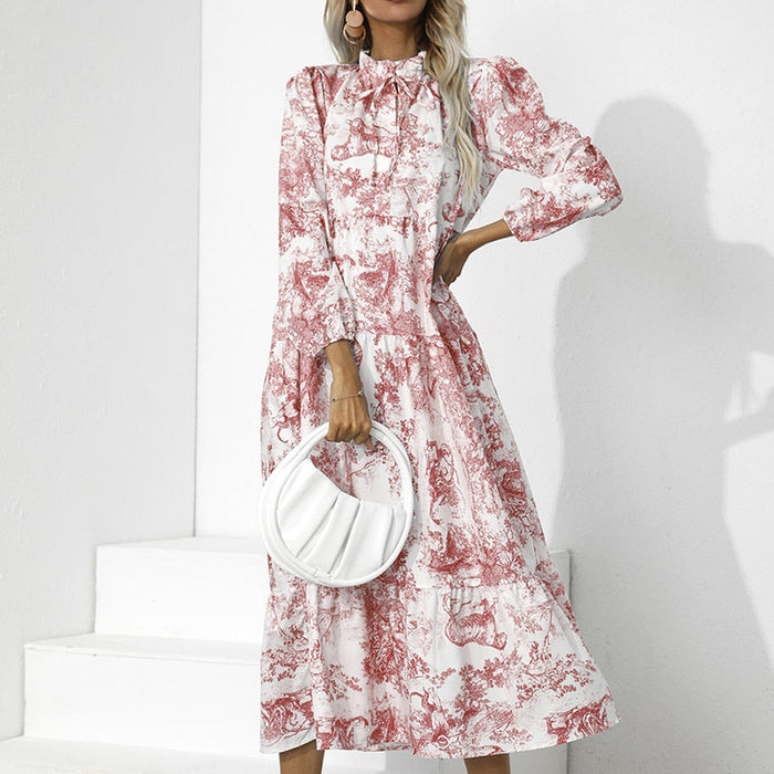 Marine - Robe Maxi D'Été Élégante