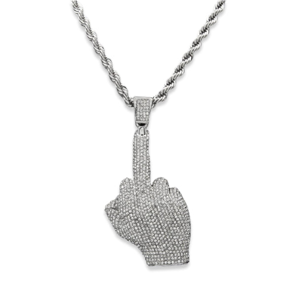 Collier doigt d'honneur — Doumira