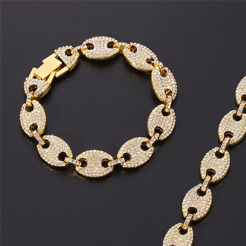 Bracelet graine de café diamant — Doumira