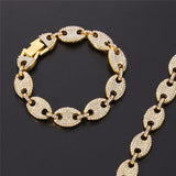 Bracelet graine de café diamant — Doumira
