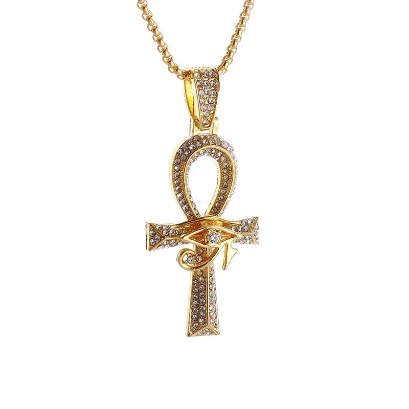 Collier croix ankh — Doumira