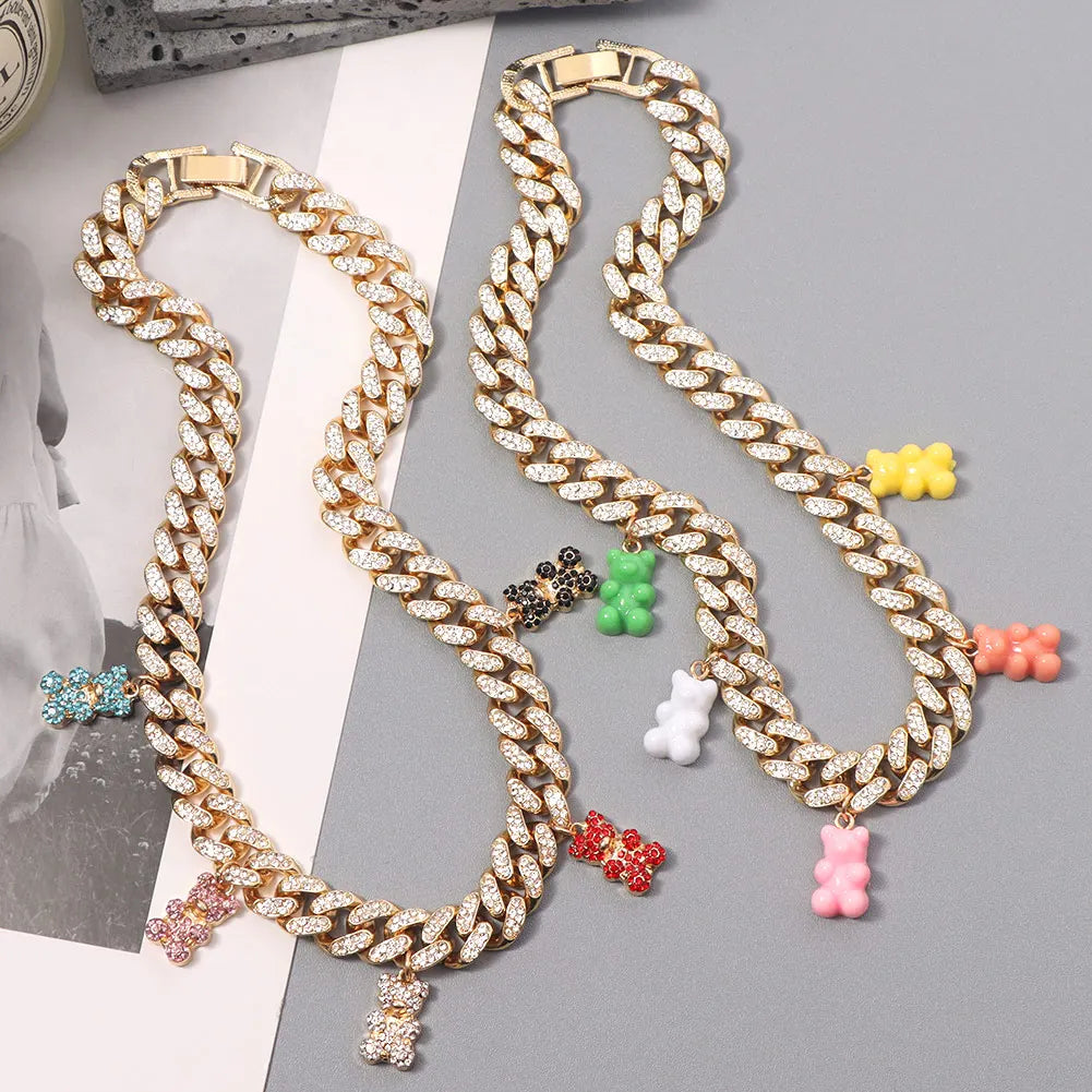 Collier ourson bonbon — Doumira