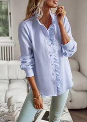Ambre - Blouse Avec Col Et Boutons Pour Un Look Classique