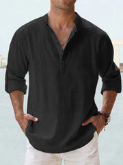 Sébastien - Chemise Lin D'Été Fluide Homme